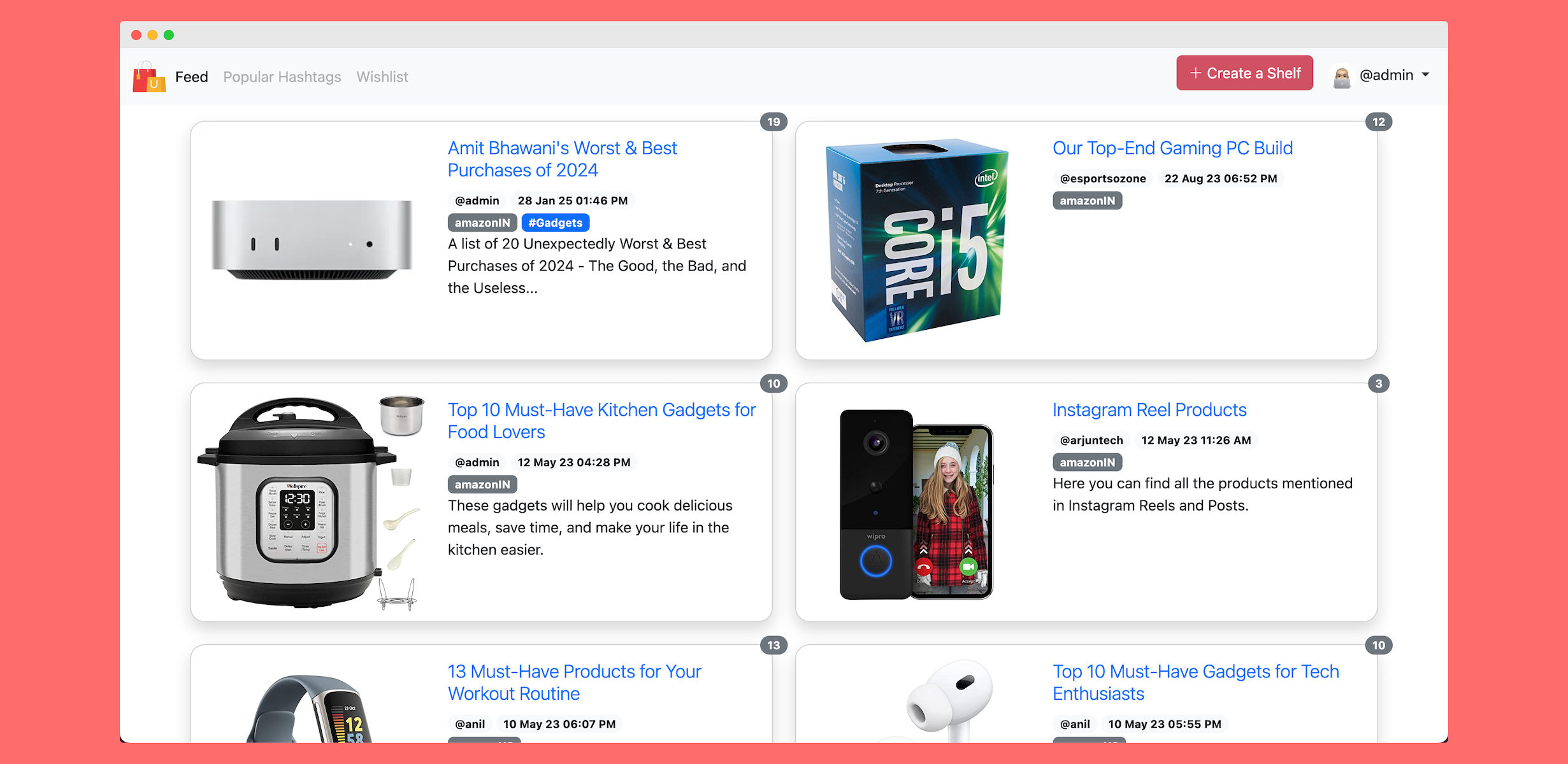 Shelve ā The Ultimate Amazon Product Showcase for Creators